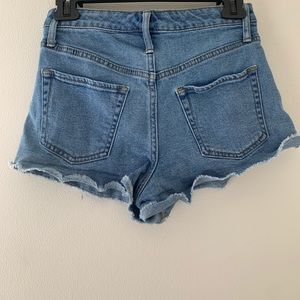 Denim shorts